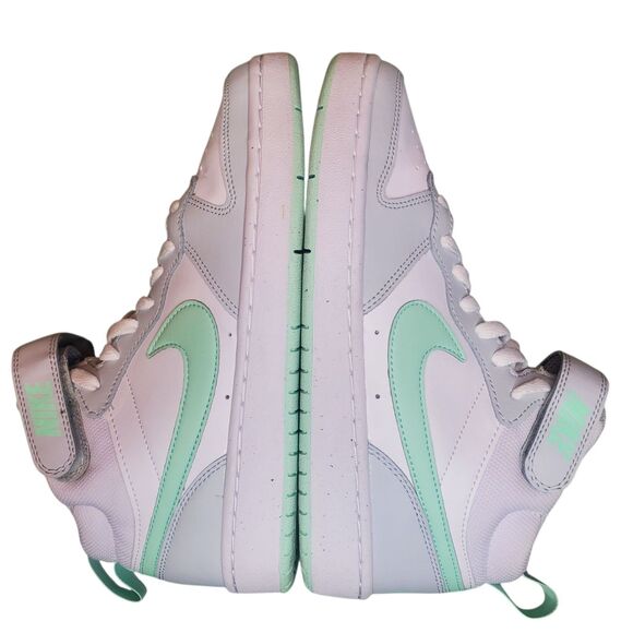 Nike Court Borough 2 Mid Pure Platinum Mint Foam Size 6.5 Y - Fits Women's 8  CD - Picture 5 of 8